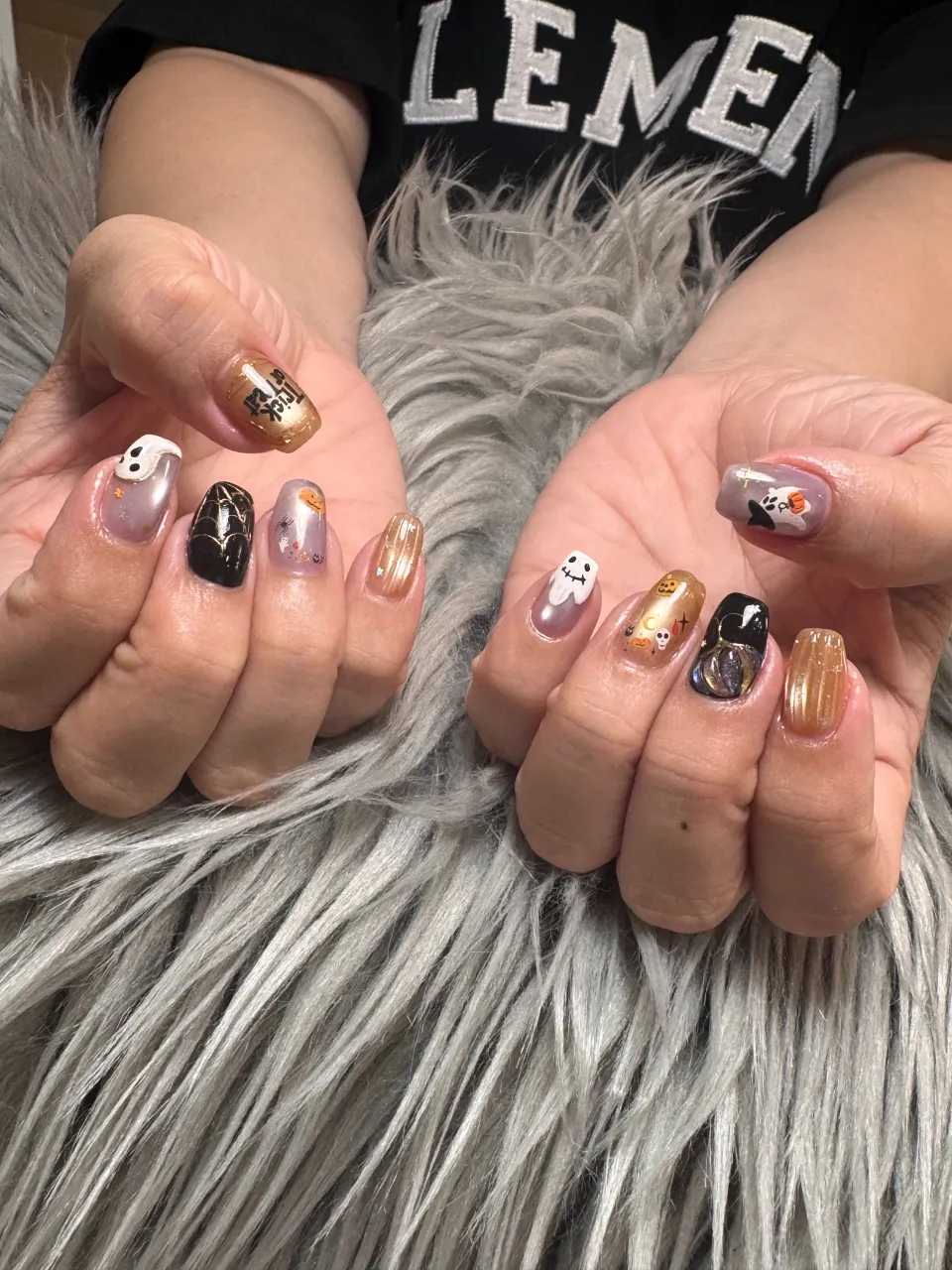 Halloween nails👻🎃