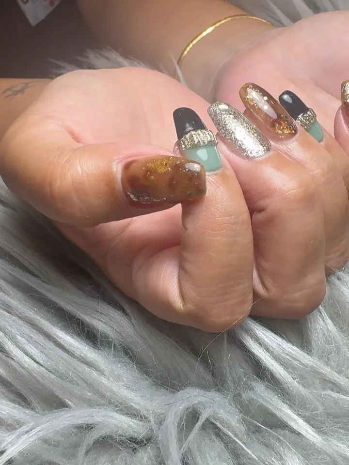 秋ネイル💅